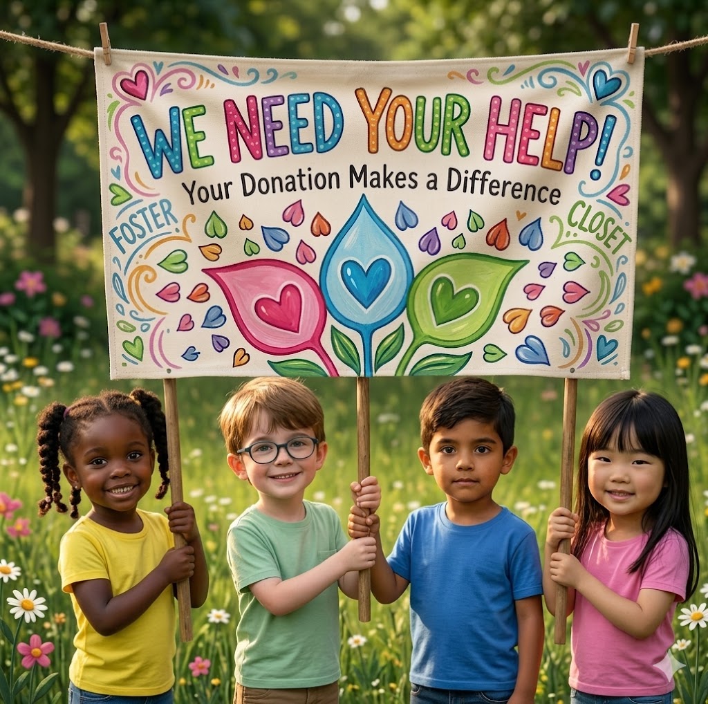 Image stating we need your help.
